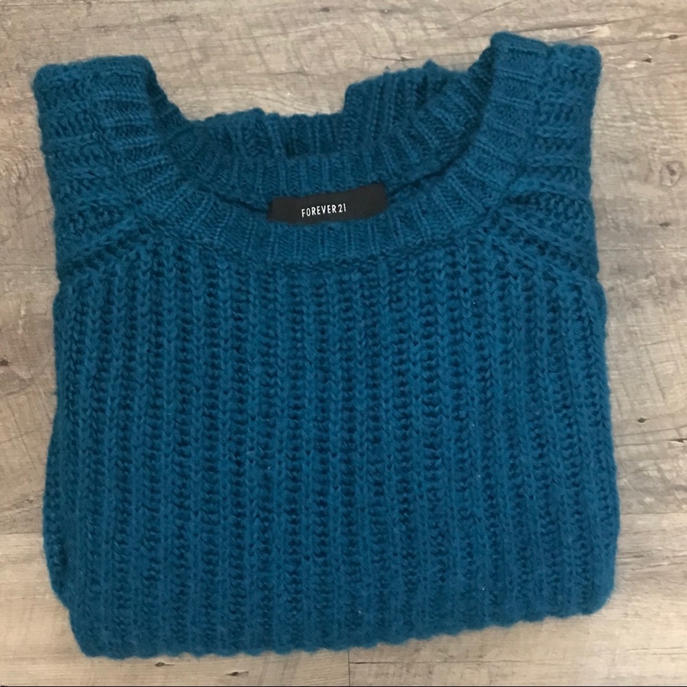 Turquoise Blue Sweater